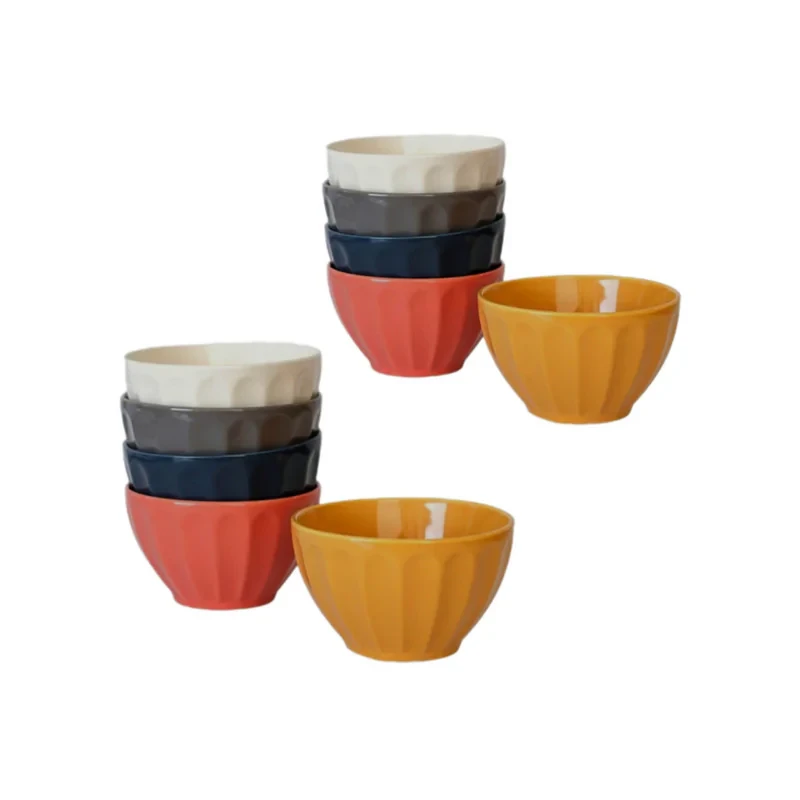 کاسه دنی هوم مدل MultiColor مجموعه ۱۰ عددی
