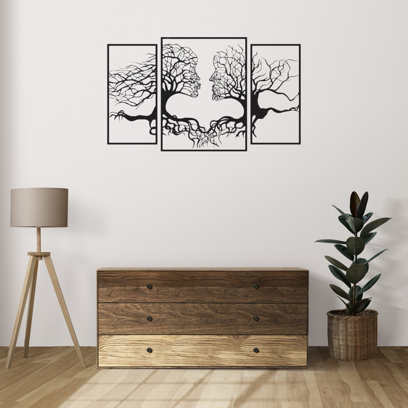 دیوارکوب مدل Tree Life کد A100 مجموعه 3 عددی