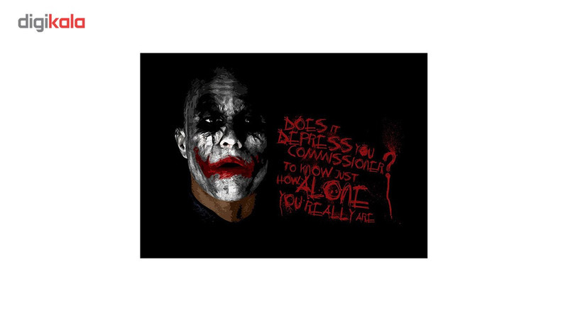 تابلو شاسی ونسونی طرح Joker Says Reality سایز 50 × 70