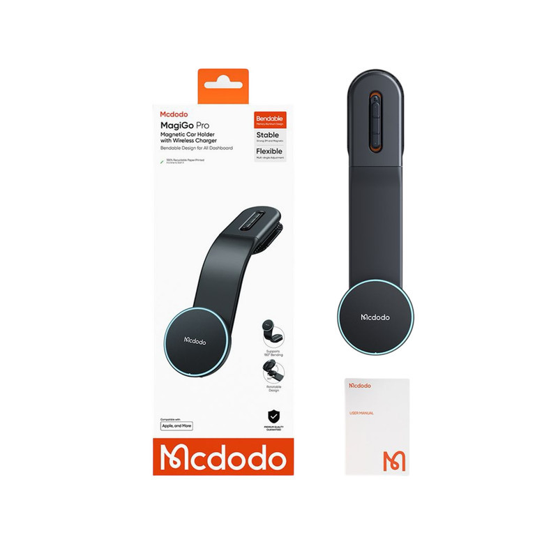 پایه نگهدارنده و شارژر بی سیم گوشی موبایل مک دودو مدل Ch-6290