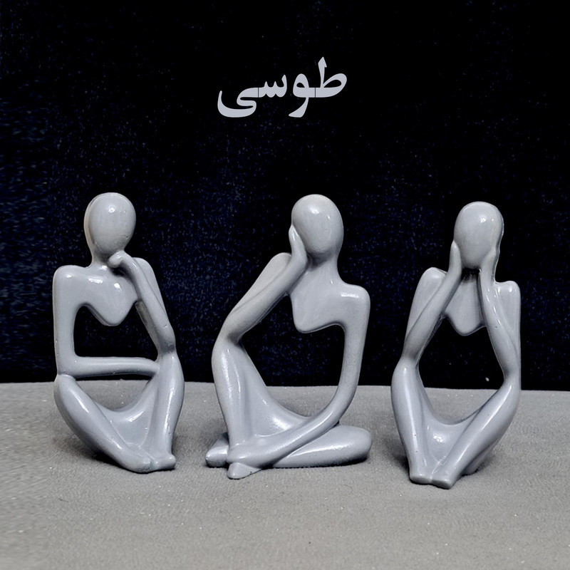 مجسمه سفالی مدل انسان بسته 3 عددی