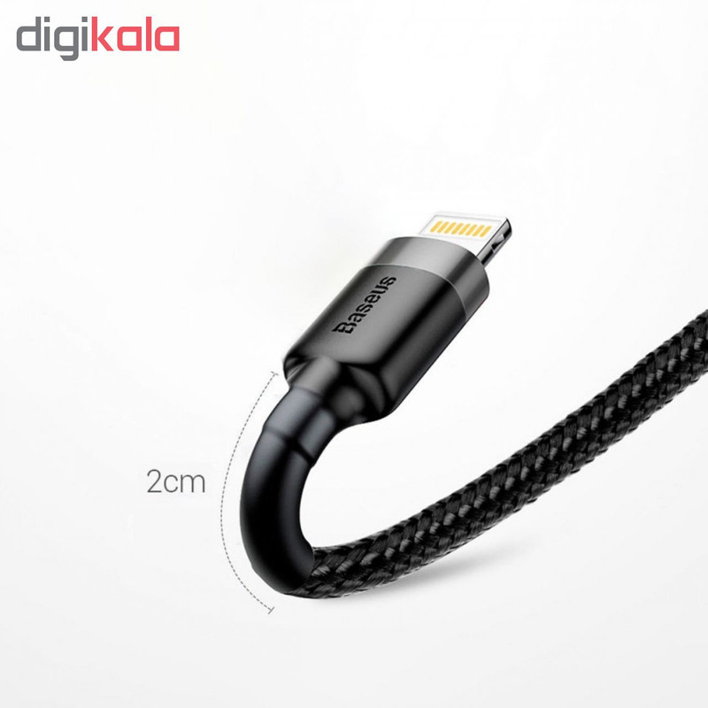 کابل تبدیل USB به لایتنینگ باسئوس مدل CAFULE طول 2 متر