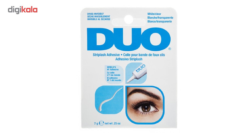 چسب مژه مصنوعی مدل Clear-White مقدار 7 گرم