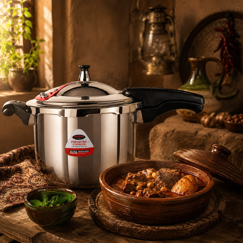 زودپز آپادانا مدل TitanChef کفی 5 لایه گنجایش 7 لیتر