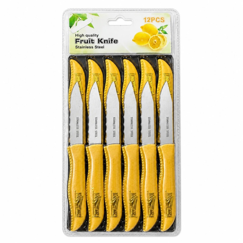 کارد میوه خوری طرح هخامنش کد GODAL-1 بسته 12 عددی