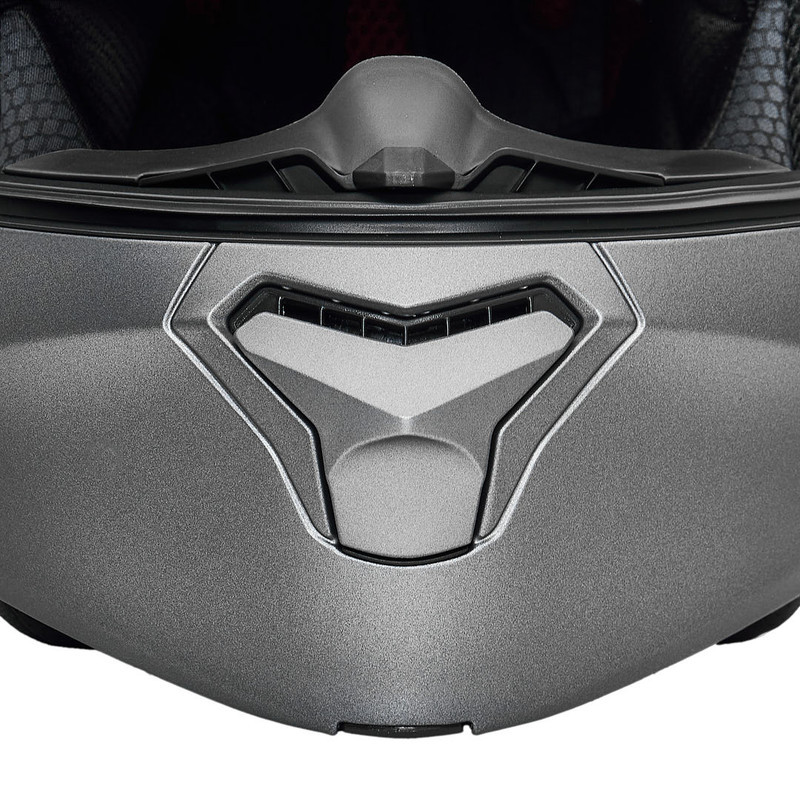 کلاه کاسکت فک متحرک فلش مدل 935Ssv titanium gray