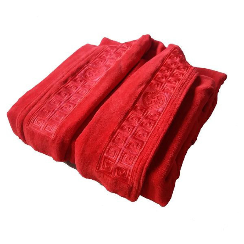 حوله پالتویی طرح تاج کد 204 سایز 125
