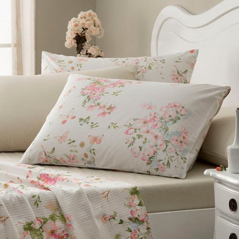 سرویس روتختی انگلیش هوم مدل Sakura Garden دو نفره 3 تکه