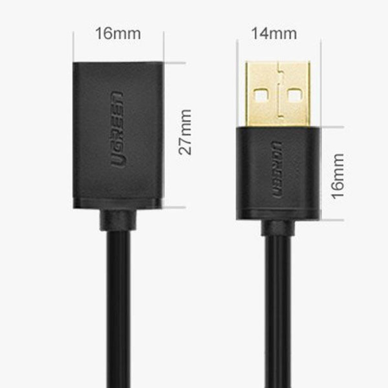 کابل افزایش طول USB 2.0 یوگرین مدل US103-10317 طول 3 متر