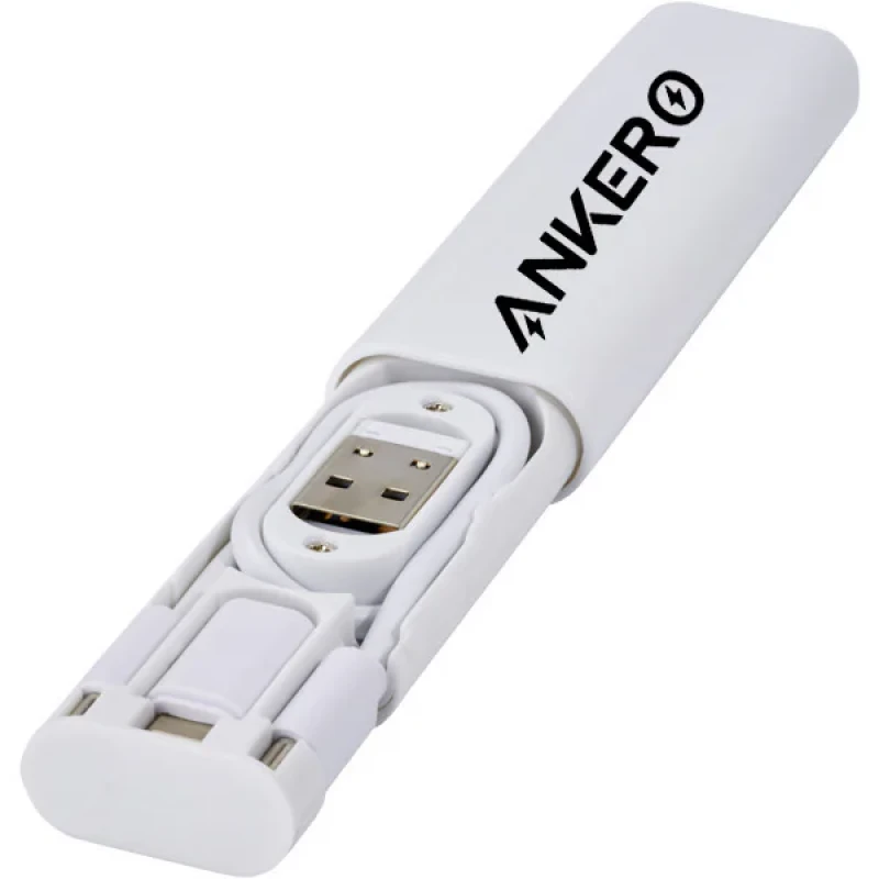 کابل تبدیل USB-CUSB به LightningUSB-CMicro USB انکرو مدل A8890 طول 0.3 متر