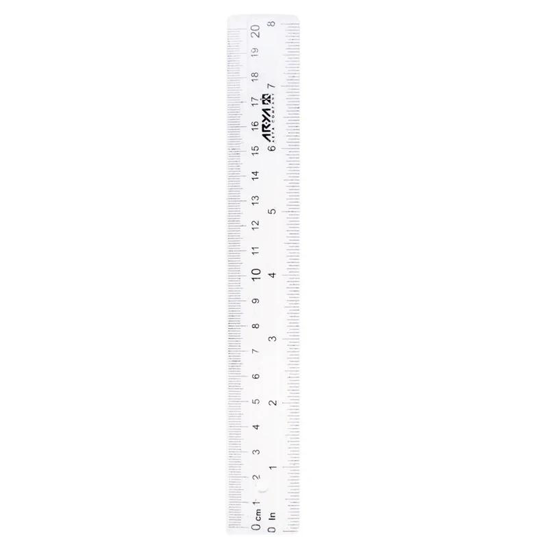 خط کش 20 سانتی متری آریا کد 8020 - بسته 4 عددی