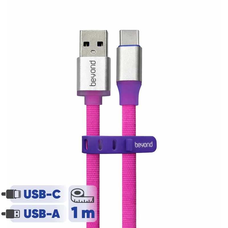 کابل تبدیل USB به USB-C بیاند مدل BUC-531KF FAST CHARGE طول 1 متر