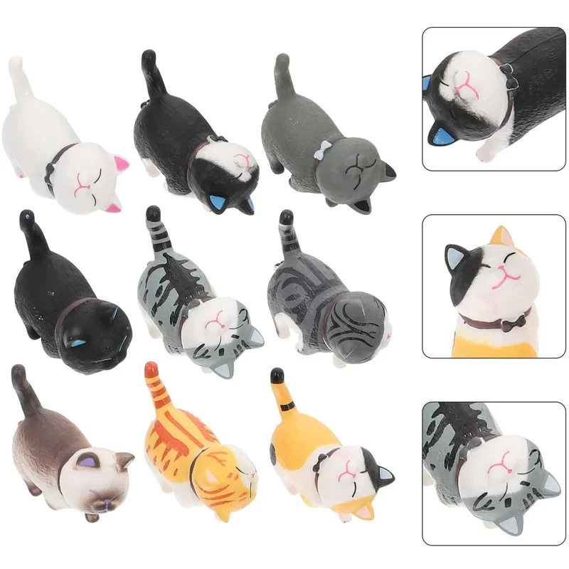 فیگور مدل گربه طرح Cute Cats مجموعه 9 عددی