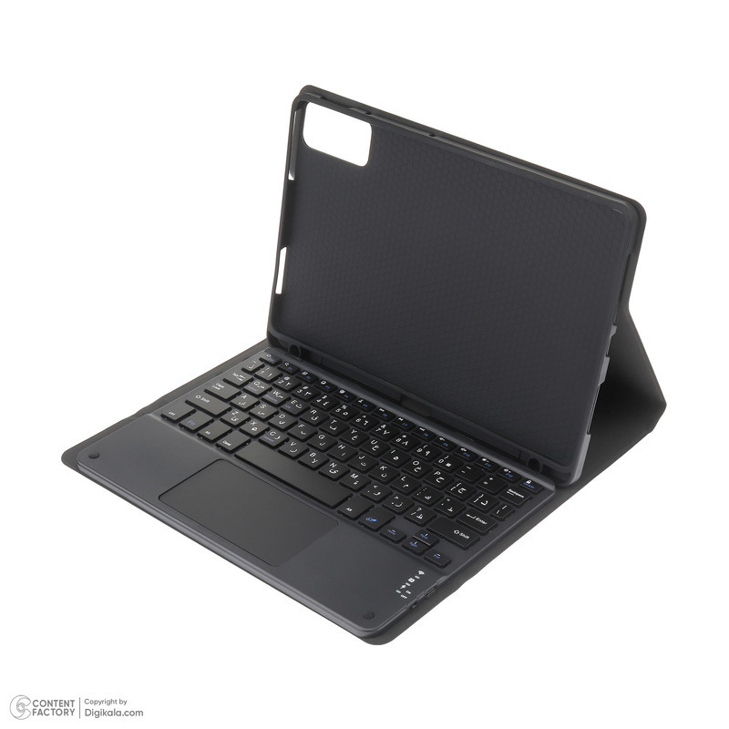 کیف کلاسوری کیبورددار مدل SMKCRPSE11 مناسب برای تبلت شیائومی Redmi Pad SE 11 Inch