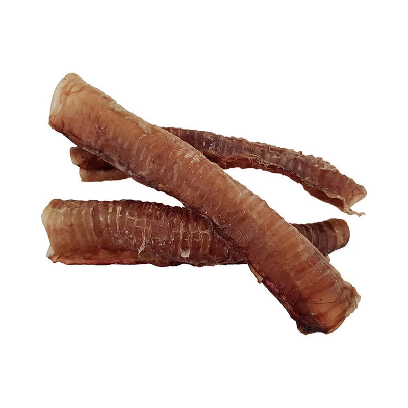 تشویقی سگ هاپومیل مدل نای بره خشک کد Lamb Trachea وزن 30 گرم