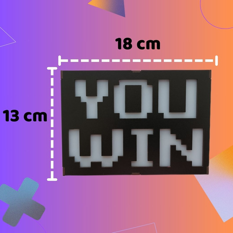 آیکون لایت گیم لند پلاس مدل YOU WIN