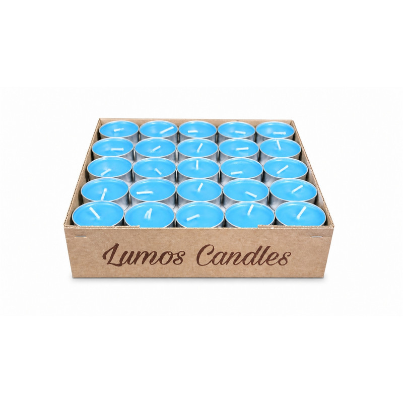 شمع وارمر بدون‌بو مدل لوموس مدل tea light بسته 100 عددی زمان اتمام 4 ساعت