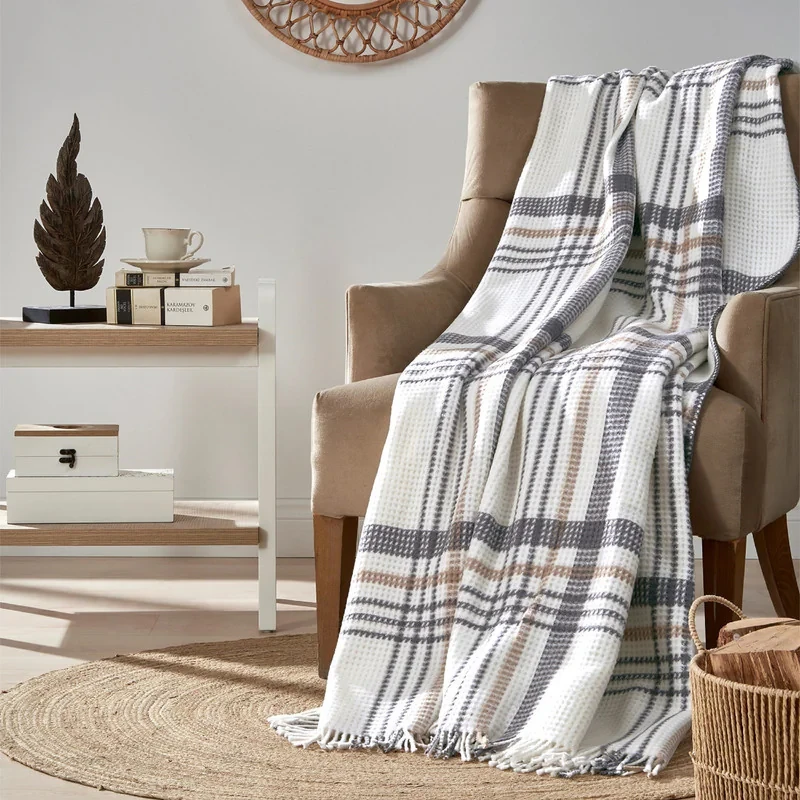 پتو دو نفره ازدیلک مدل Scotch Battaniye سایز 220x180 سانتی‌متر
