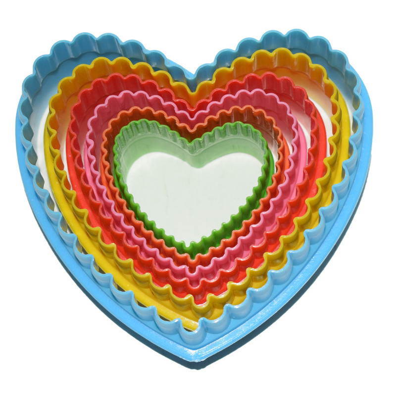 کاتر شیرینی پزی مدل Heart مجموعه 6 عددی