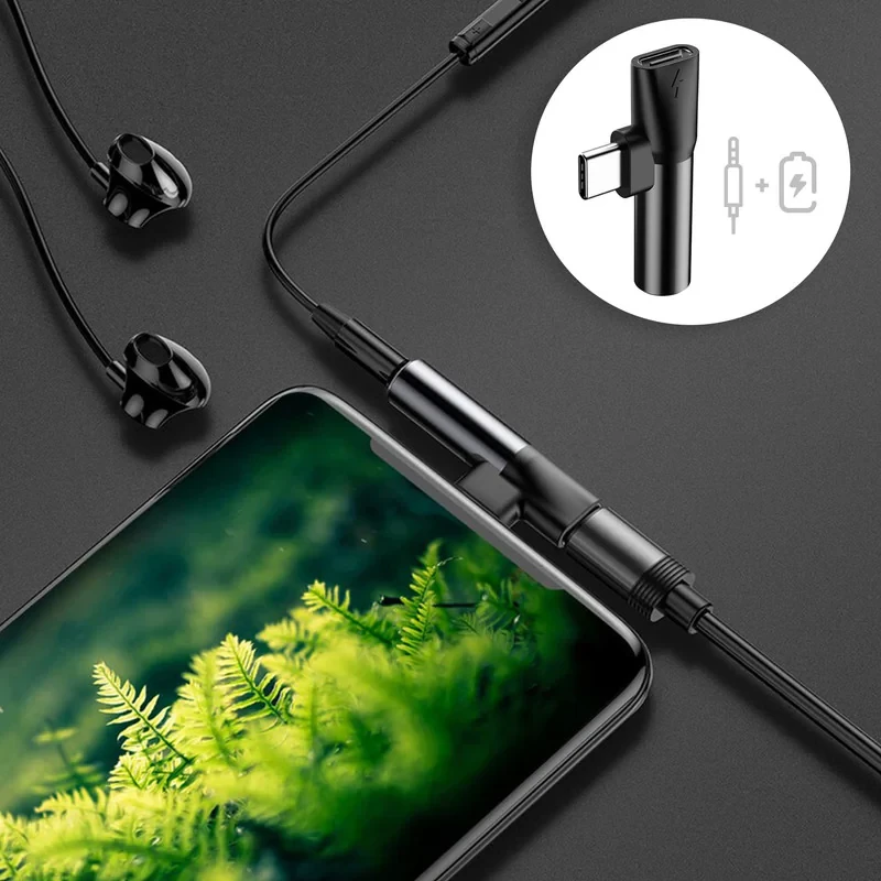 مبدل USB-C به AUXUSB-C باسئوس مدل l41