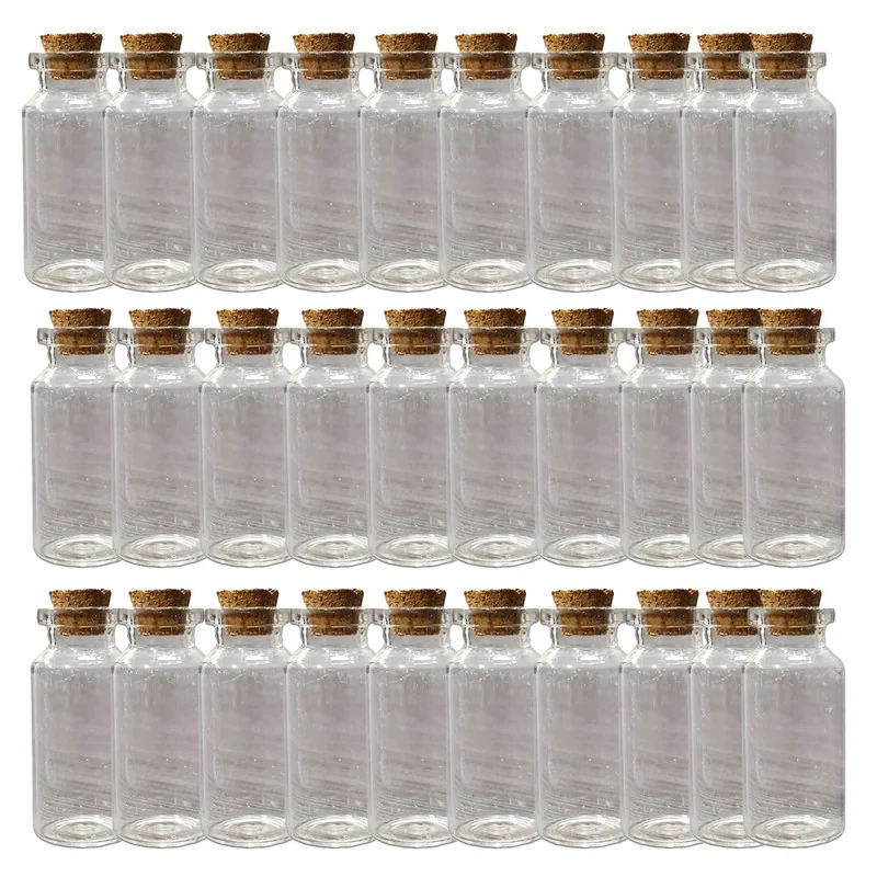 بطری دکوری مدل شیشه گیفت بسته 30 عددی