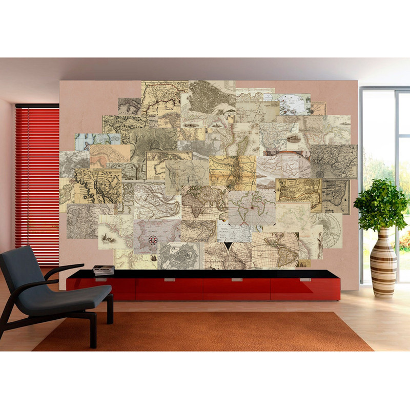 پوستر دیواری وان وال مدل C64P-Map-001