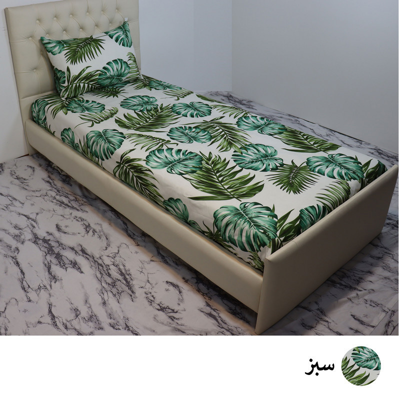 ملحفه آرین مدل روانداز طرح هاوایی یک نفره سایز 140x240 سانتی متر