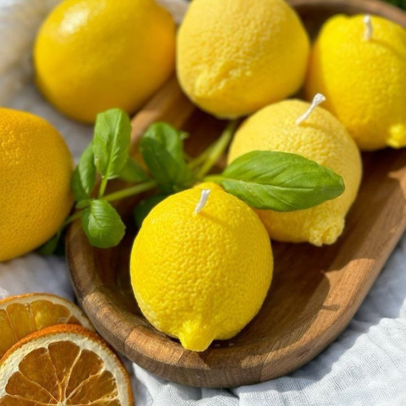 شمع معطر مدل لیمو طبیعی