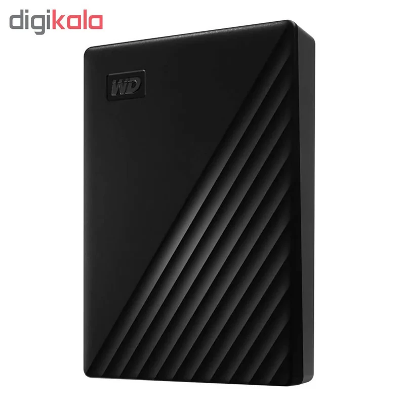 هارد اکسترنال وسترن دیجیتال مدل My Passport ظرفیت پنج ترابایت دارای رابط USB Type-A 3.2