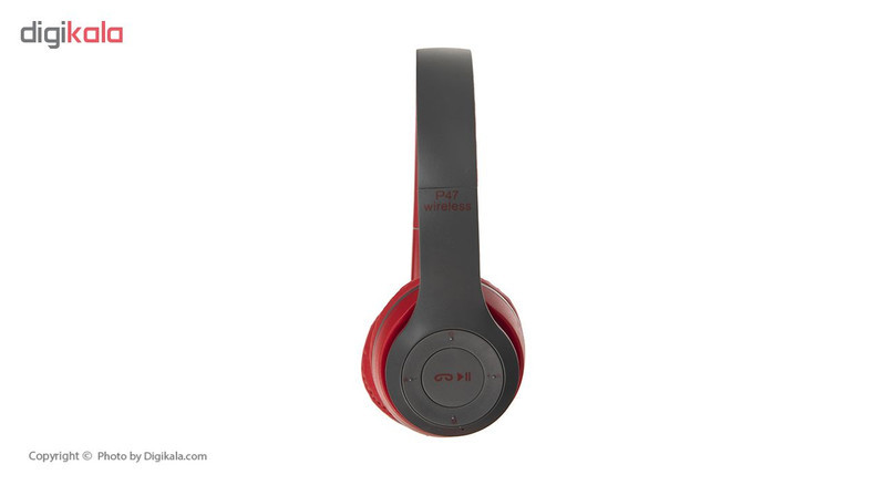 هدفون بلوتوثی مدل P47 بدون قابلیت نویز کنسلینگ، درگاه شارژ Micro USB، دارای شیار کارت حافظه