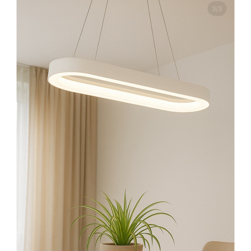 لوستر ام کی ای لایتینگ مدل مدرن کد Ringo-oval