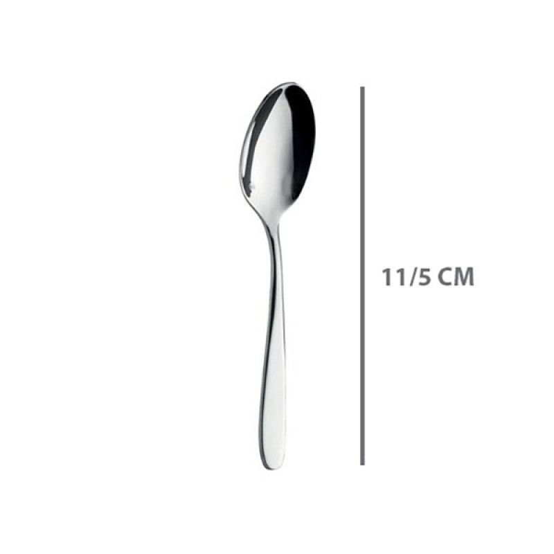قاشق چای خوری گیلدا مدل دونا براق مجموعه 12 عددی