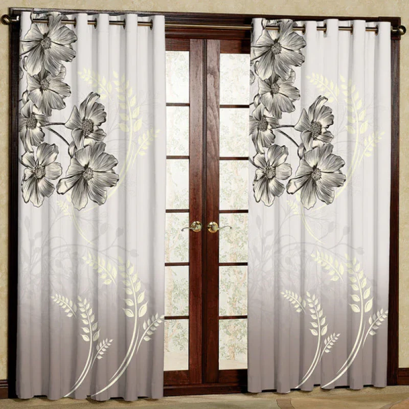 پرده مدل مخمل پانچی کد 7712 سایز 280x140 سانتی متر