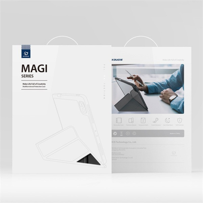 کیف کلاسوری دوکس دوکیس مدل MAGI مناسب برای تبلت Apple iPad 2022 10th Generation-10.9 inch، Apple iPad 11 2025-11 Inch