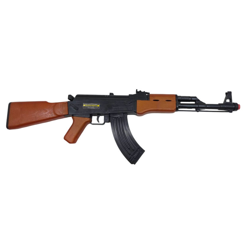 تفنگ بازی ناب سل مدل کلاشینکف تیر فومی ترقه ای kalashnikov کد ak-47