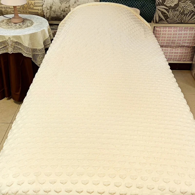 پتو دو لایه 1 نفره مدل  کریستال قلبی پشت تدی  سایز 220x160 سانتی‌متر