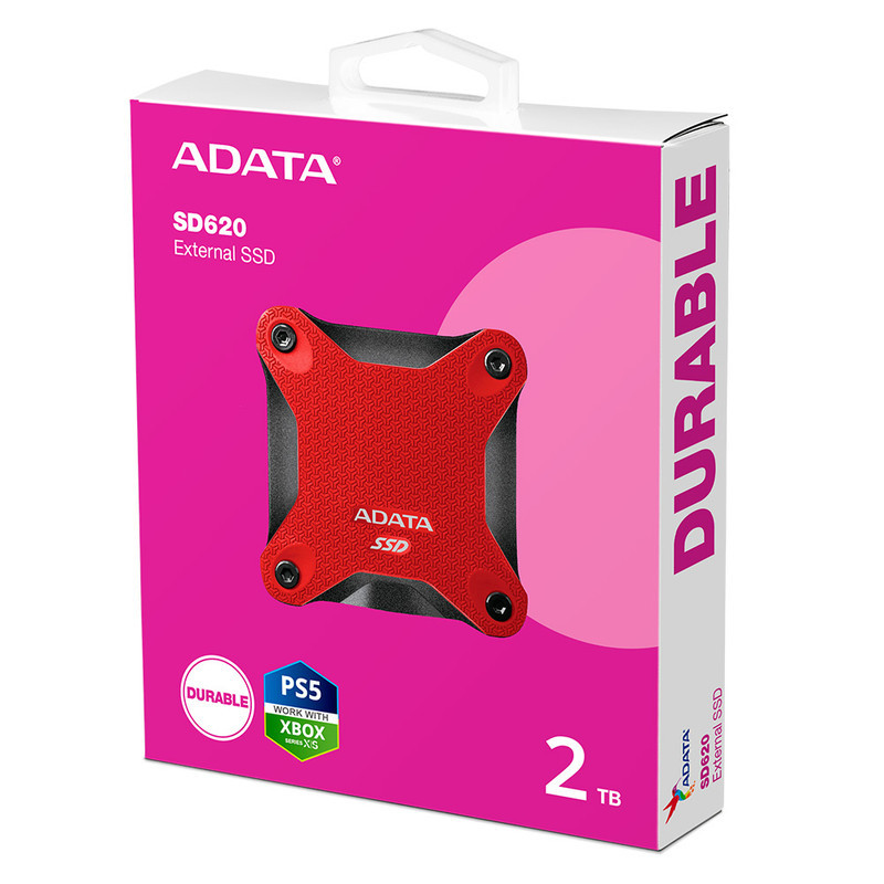 اس اس دی اکسترنال ای دیتا مدل SD620 ظرفیت 2 ترابایت رابط USB 3.2 Gen2