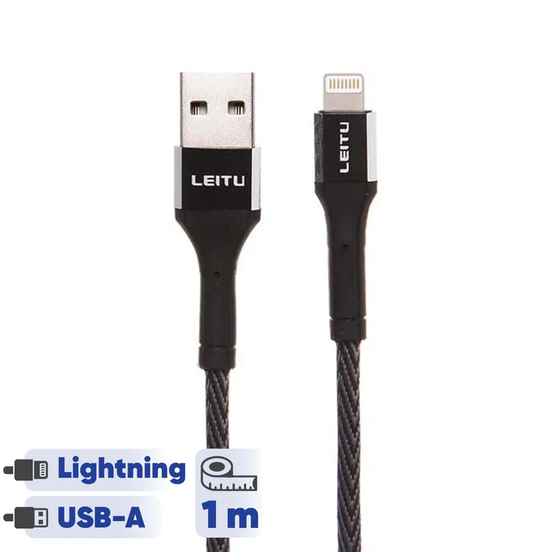 کابل تبدیل USB به لایتنینگ لیتو مدل LD-9 طول 1 متر