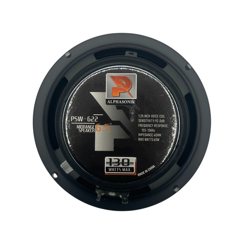 میدرنج درب جلو راست خودرو آلفاسونیک مدل PSW-622 سایز 6.5 اینچ بسته دو عددی