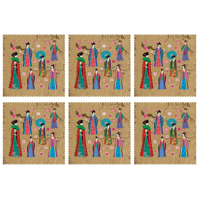 زیربشقابی مدل U1-42157 بسته 6 عددی