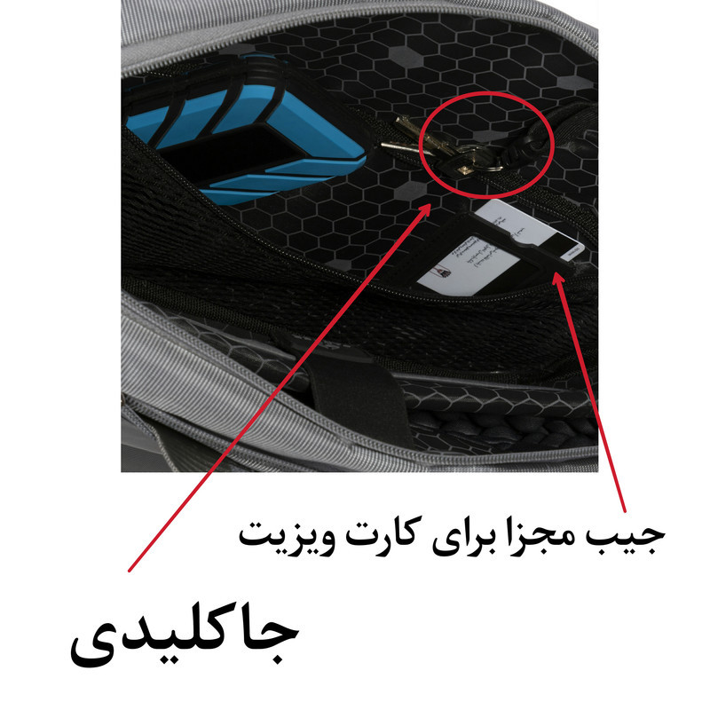 کوله پشتی لپ تاپ تنسر مدل 01115 مناسب برای لپ تاپ  15.6 اینچی