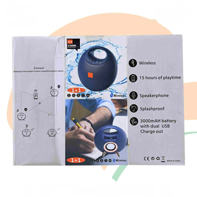 اسپیکر بلوتوثی قابل حمل مدل H-19