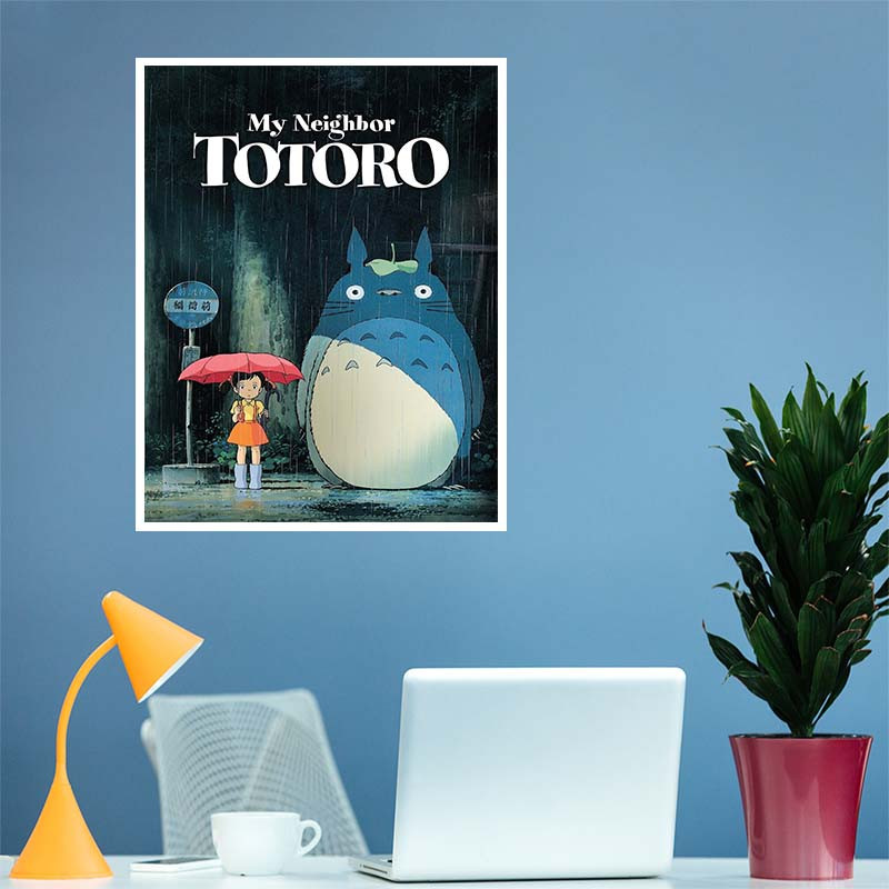 پوستر کارنيکا طرح همسایه من توتورو My Neighbor Totoro کد 58599 مجموعه 8 عددی