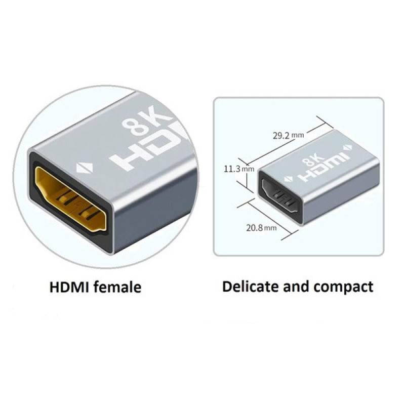 تبدیل hdmi به hdmi مدل دو سر ماده