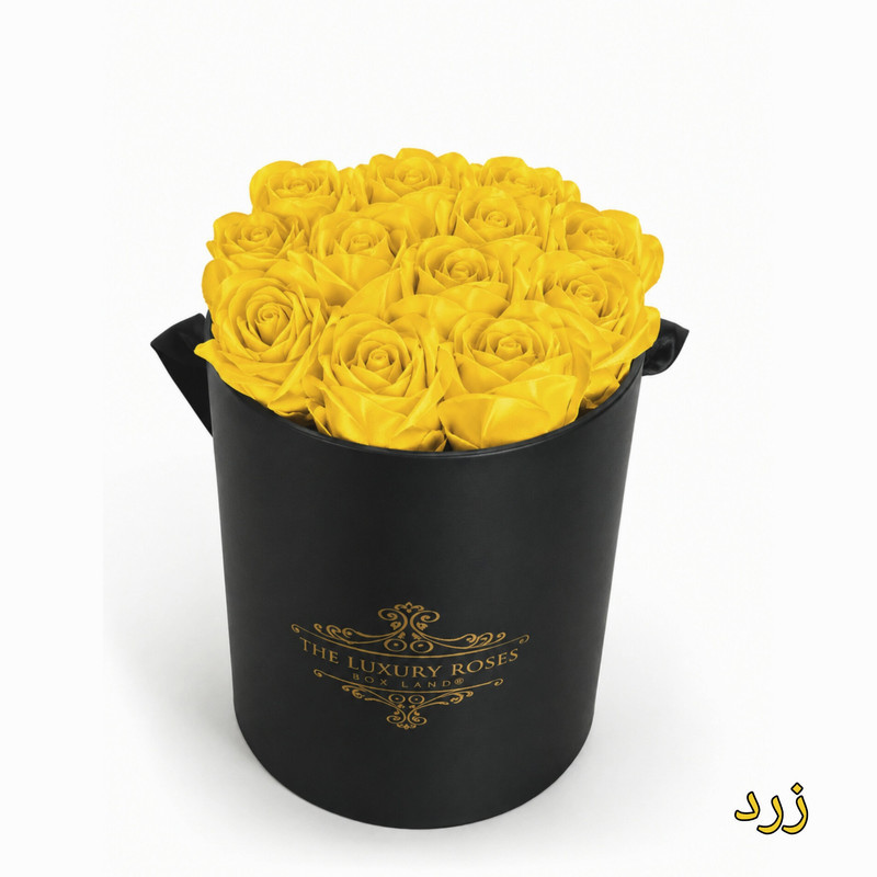 باکس گل مصنوعی مدل رز روبانی 13 شاخه