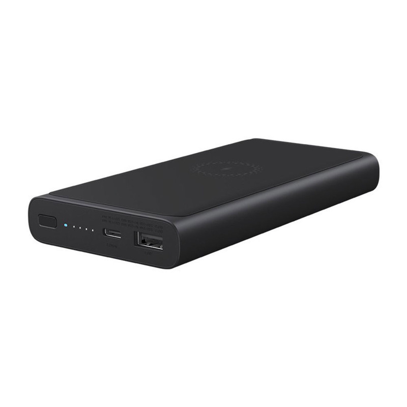 پاوربانک بی‌سیم 18 وات شیائومی مدل MI WPB15ZM ظرفیت 10000 میلی آمپر ساعت