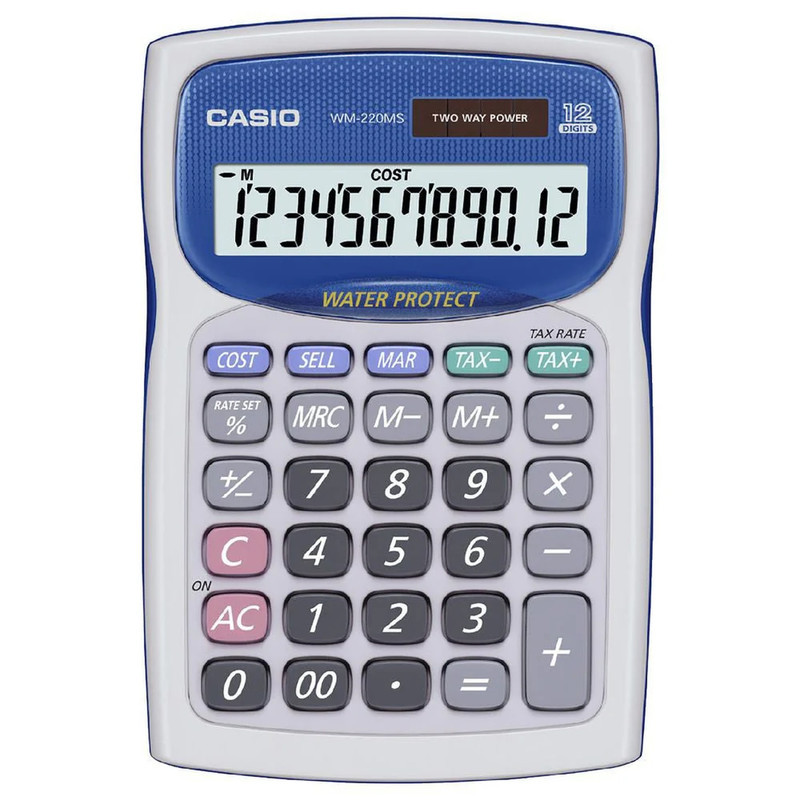 ماشین حساب کاسیو مدل WM-220MS
