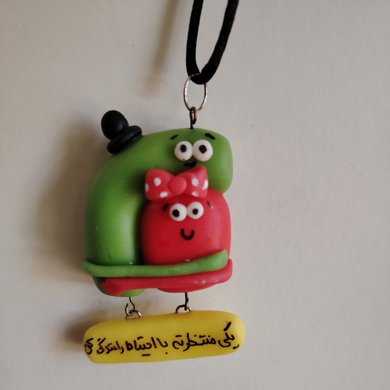 آویز تزئینی خودرو مدل یکی منتظرته