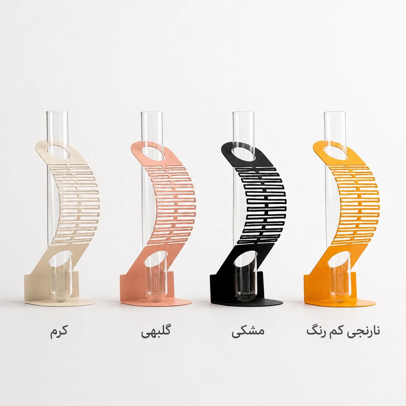 گلدان دکوری مدل فلزی مدرن