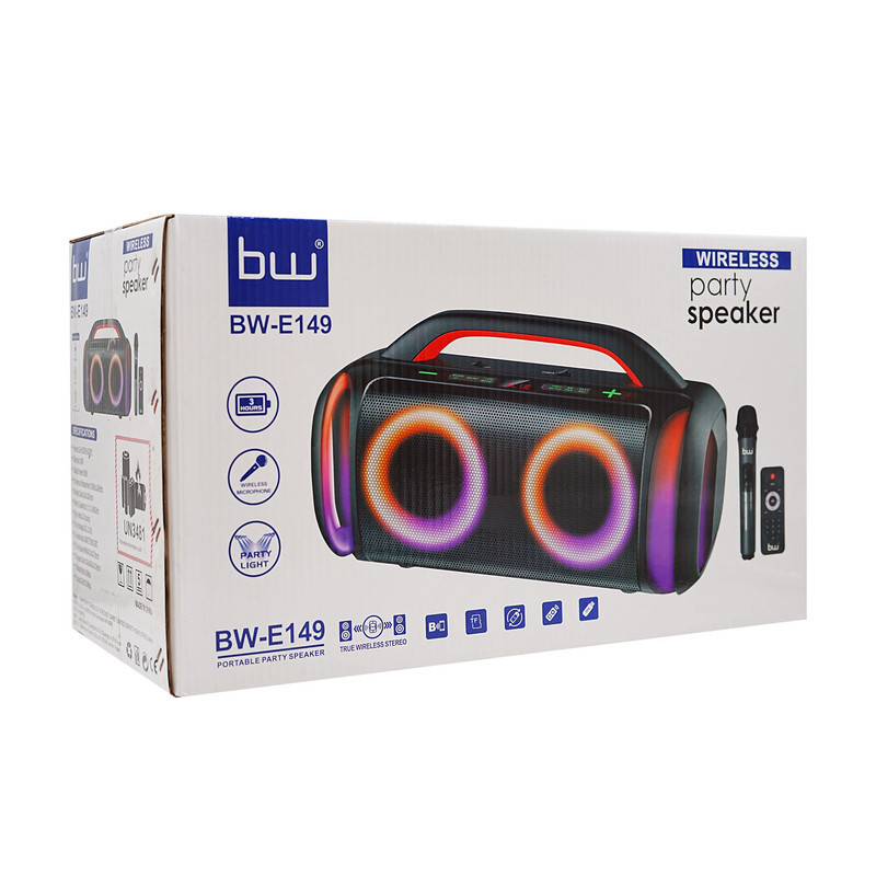اسپیکر بلوتوثی قابل حمل بی دبلیو مدل BW-E149